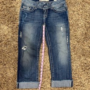 BKE Jeans Womens Sabrina Capri Size 25